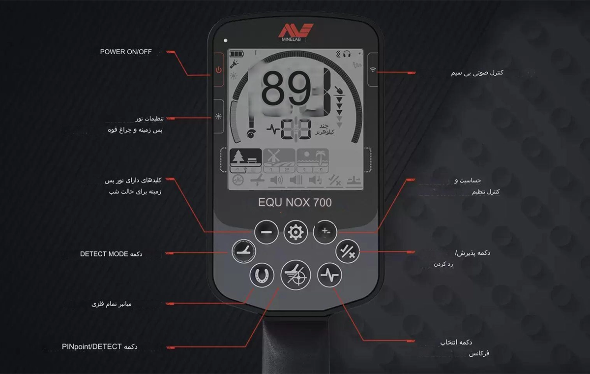 قیمت فلزیاب   EQUINOX 700